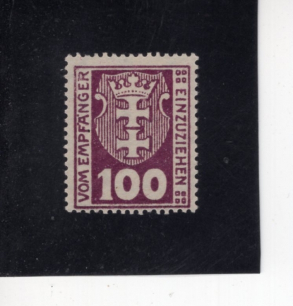 DANZIG(��ġ��)-#J15-100pf-DANZIG COAT OF ARMS(��ġ�� ����)-1923��
