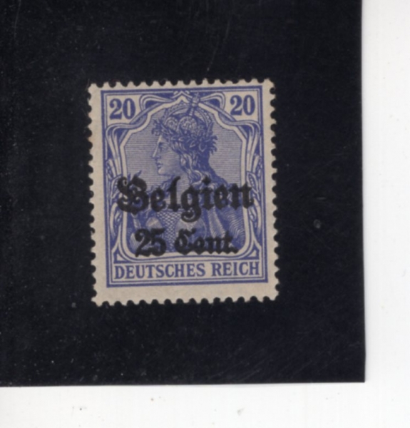 BELGIUM(���⿡)-#N18-25c on 20pf-GERMANIA(�Ը����Ͼ�)-1916��