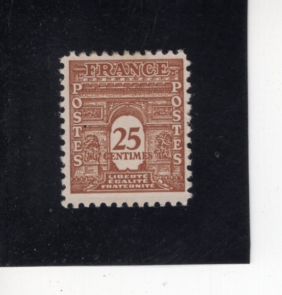 FRANCE(������)-#476A-25c-ARC DE TRIOMPHE(������)-1944.10.9��