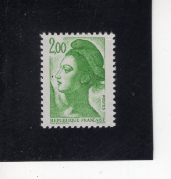 FRANCE(������)-#1881-2fr-LIBERTY, AFTER DELACROIX(������ ����)-1983.6.1��