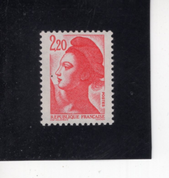 FRANCE(������)-#1884-2.20fr-LIBERTY, AFTER DELACROIX(������ ����)-1985.8.1��