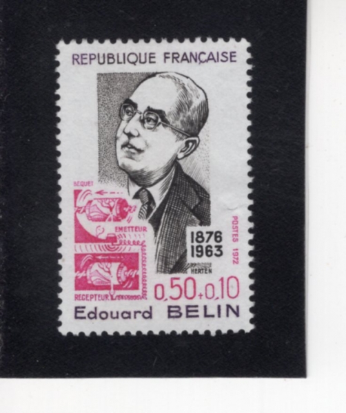 FRANCE(������)-#B456-50+10c-EDOUARD BELIN(���ξƸ� ����)-1972.6.24��
