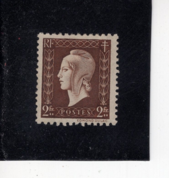 FRANCE(������)-#514-2fr-MARIANNE(�����ȴ�)-1945��