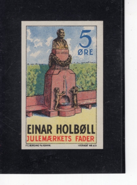 DENMARK(����ũ)-#633-5o-EINAR HOLBEII(���̳� Ȧ��)-1958��