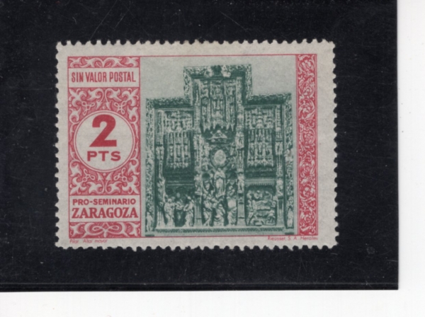 SPAIN-ZARAGOZA(������ ������)-#NO-Basílica de Nuestra Señora del Pilar(���� �ʶ� �뼺��)-1945��