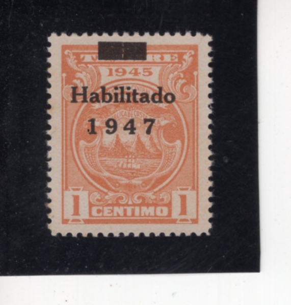 COSTA RICA(�ڽ�Ÿ��ī)-#NO-1c-COAT OF ARMS(�ڽ�Ÿ��ī ��ȭ���� ����)-1947��
