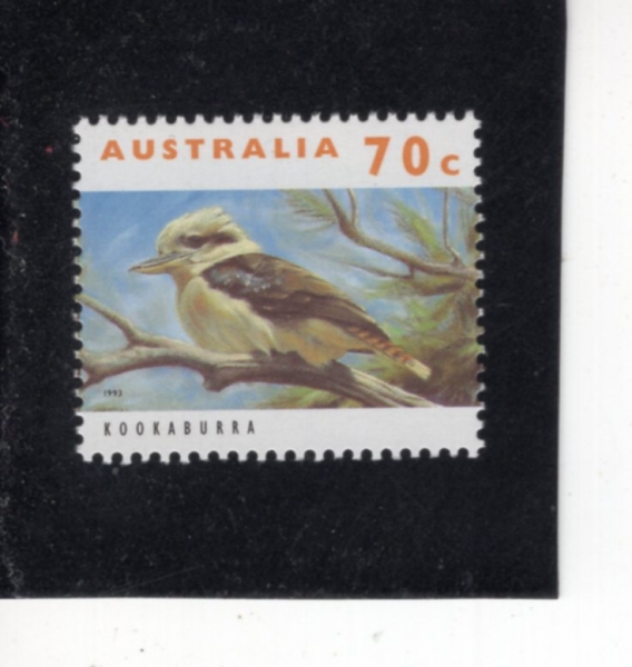 AUSTRALIA(����Ʈ���ϸ���)-#1282-70c-KOOKABURRA(��ī�ζ�)-1993.8.12��