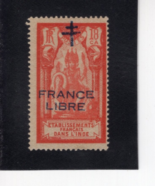 FRENCH INDIA(�������� �ε�)-#162-318ca-BRAHMA(����帶)-1942��