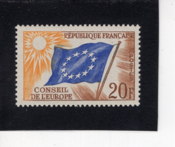 FRANCE(������)-#1O3-20fr-COUNCIL OF EUROPE(���� ����ȸ ���� �� ��¡)-1958��