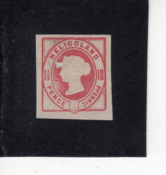 HELIGOLAND(�︮�����)-#17b-1 ��d/10pf-QUEEN VICTORIA(���丮�� ����)-1875��