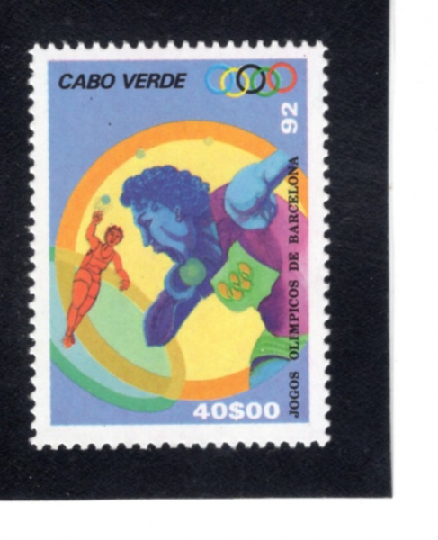 CAPE VERDE(ī��������)-#627-40e-1992 SUMMER OLYMPICS, BARCELONA AND WOMEN\
