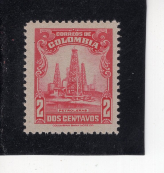 COLOMBIA(�ݷҺ��)-#498-2c-OIL WELLS(����)-1944��
