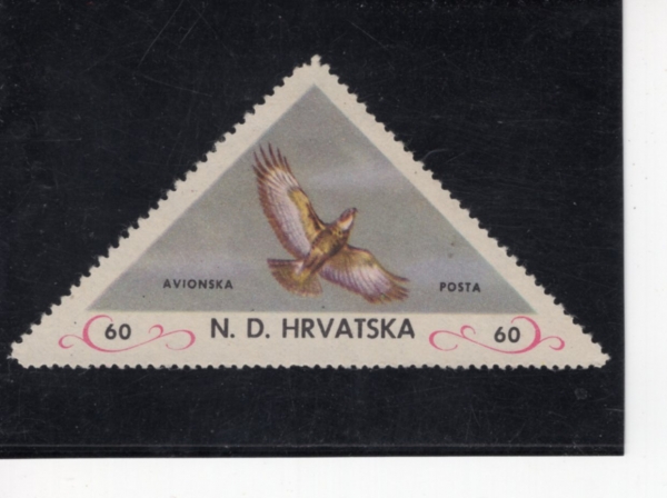 CROATIA(ũ�ξ�Ƽ��)-#NO-60k-BIRDS OF PREY(�ͱݷ�)-1952��