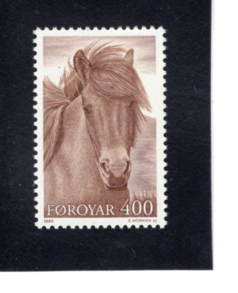 FAROE ISLANDS(��� ����)-#254-400o-HORSE(��)-1993.6.7��
