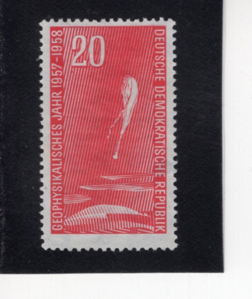 GERMAN DEMOCRATIC REPUBLIC(����)-#371-20pf-Ship with plumb line exploring deep sea(�������� �޸� ��, ���� Ž��)-1958��
