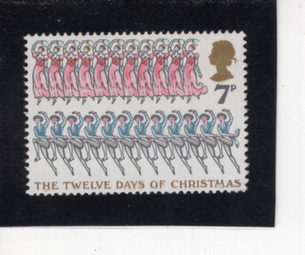 GREAT BRITAIN(����)-#825-7p-11 LADIES DANCING, 12 LORDS A-LEAPING(11���� ���� ����, 12 �ε� ����)-1977.11.23��