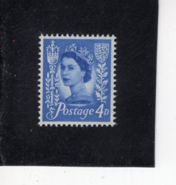 GREAT BRITAIN(����)-#359-4p-QUEEN ELIZABETH II(�����ں��� 2��)-1958��