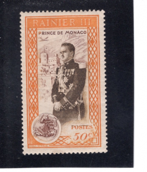 MONACO(����)-#248-50c-PRINCE RAINIER III(���̴Ͽ� 3��)-1950.4.11��