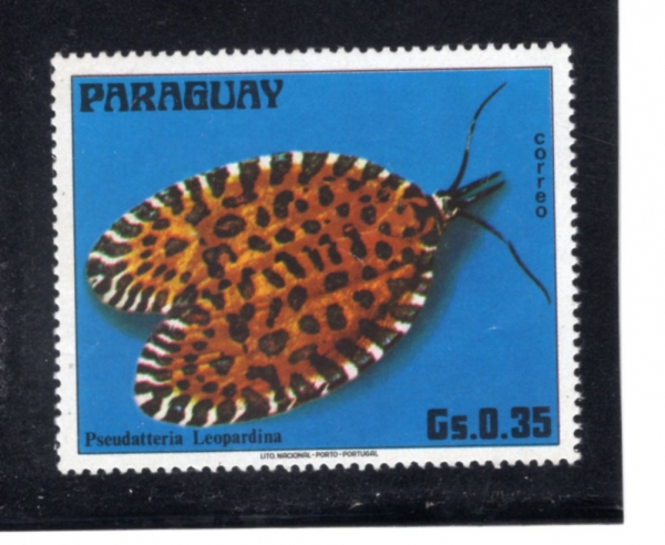 PARAGUAY(����)-#1655f-35g-PSEUDATTERIA LEOPARDINA(�����ĵ� �ٸ�����)-1976.5.12��