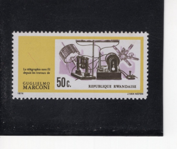 RWANDA(���ϴ�)-#589-50c-MARCONI\