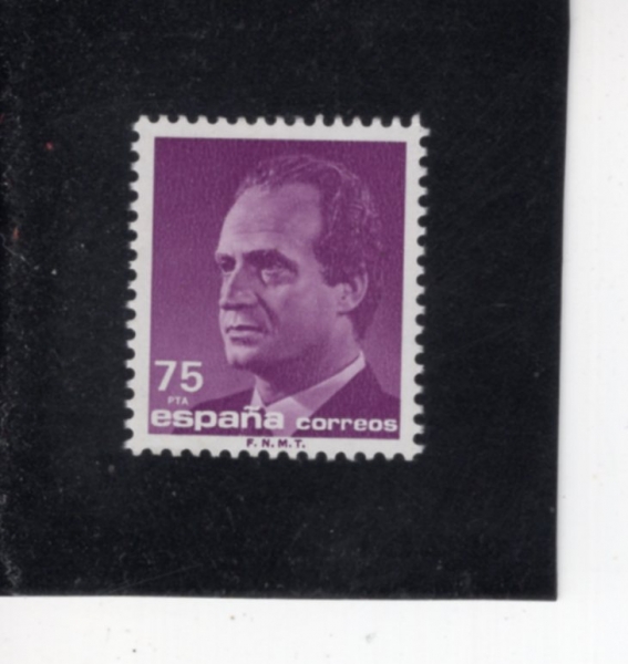 SPAIN(������)-#2440-75p-JUAN CARLOS(�ľ� ī���ν� 1��)-1989.4.2��