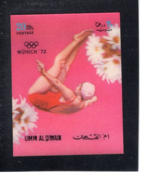 UMM AL QIWAIN(�� �� ������)-#NO.7-20d-20TH OLYMPIC GAMES, MUNICH AND DIVING(1972�� �ϰ� �ø���, ���̺� ����)-1972��