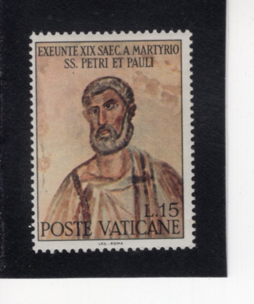 VATICAN CITY(��Ƽĭ �ñ�)-#448-15 I-ST. PETER, FRESCO, CATACOMBS, ROME(�� �����, ��������, īŸ�޺�)-1967.6.15��