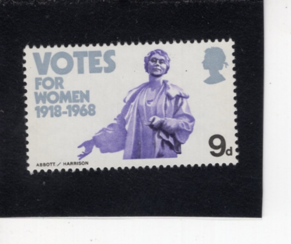 GREAT BRITAIN(����)-#565-9p-EMMELINE PANKHURST STATUE(��ü������ ���ָ� ��ũ�㽺Ʈ ����)-1968.5.29��