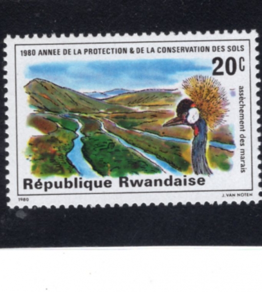 RWANDA(���ϴ�)-#1001-20c-SWAMP DRAINAGE(����, ���ۻ�)-1980.12.31��