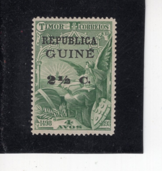 PORTUGUESE GUINEA(�������� ���)-#119-2 1/2c on 4a-VASCO DA GAMA AND ANGEL(�ٽ��� �� ���� �ε� �׷� �߰� 400�ֳ�, ���� �޸� õ��)-1913��