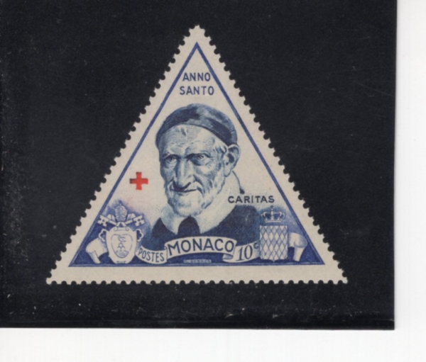 MONACO(����)-#262-10c-ST. VINCENT DE PAUL(��Ʈ �� ��)-1951.6.4��