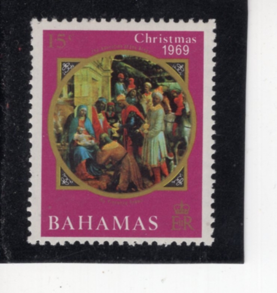 BAHAMAS(���ϸ�)-#297-15c-ADORATION OF THE KINGS, BY VINCENZO FOPPA(��þ�� ������ ���յ��� ��衻)-1969.10.15��