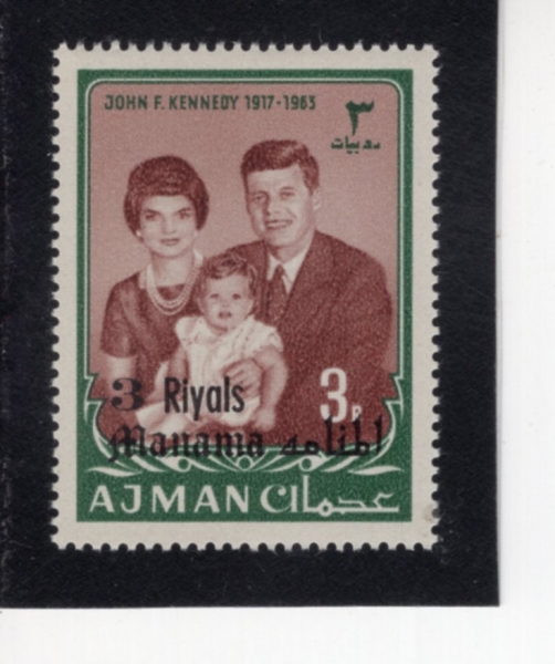 AJMAN(���)-#A2-3r-PRES. KENNEDY AND MRS. KENNEDY WITH CAROLINE(�ɳ׵� ����)-1964��