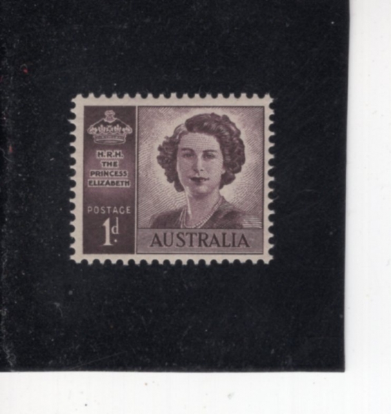 AUSTRALIA(����Ʈ���ϸ���)-#210-1p-PRINCESS ELIZABETH(�����ں��� 2��)-1947.11.20��