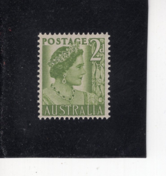 AUSTRALIA(����Ʈ���ϸ���)-#231-2p-QUEEN ELIZABETH(�����ں��� ����)-1951��