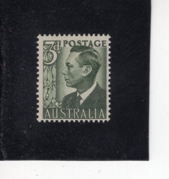 AUSTRALIA(����Ʈ���ϸ���)-#233-3p-KING GEORGE VI(���� 6�� ����)-1951��