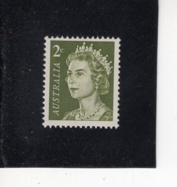 AUSTRALIA(����Ʈ���ϸ���)-#395-2c-ELIZABETH II(�����ں��� 2��)-1966.2.14��