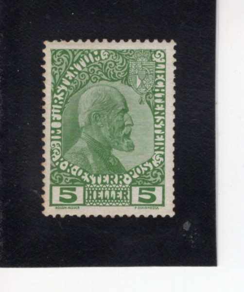 LIECHTENSTEIN(�����ٽ�Ÿ��)-#1-5h-PRINCE JOHANN II(���� 2��)-1912.2.1��