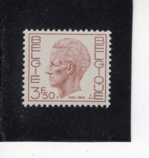 BELGIUM(���⿡)-#752-3.50fr-KING BAUDOUIN(���ξ�)-1971��