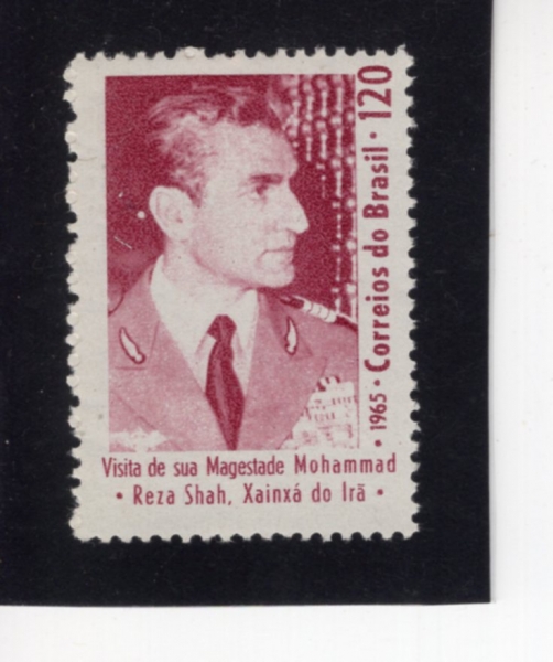 BRAZIL(�����)-#998-120cr-SHAH OF IRAN(���ϸ��� ���� �ȶ��)-1965.5.5��