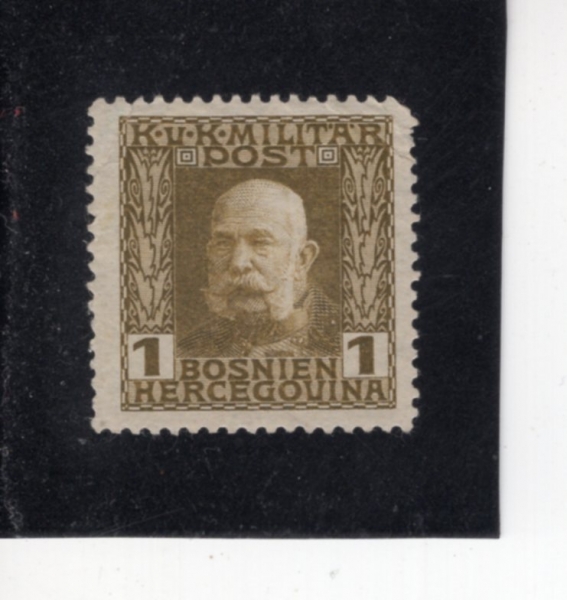 BOSNIA & HERZEGOVINA(�����Ͼ� �츣ü����)-#65-1h-EMPEROR FRANZ JOSEF(������ ������ 1��)-1912��
