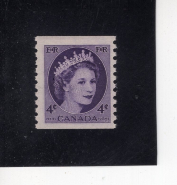CANADA(ĳ����)-#347-4c-QUEEN ELIZABETH II(�����ں��� 2��)-1954.7.6��