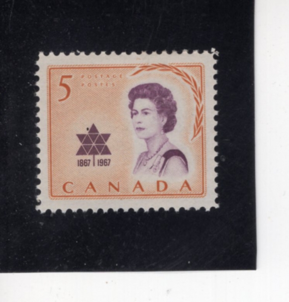 CANADA(ĳ����)-#471-5c-QUEEN ELIZABETH II(�����ں��� 2��)-1967.6.30��