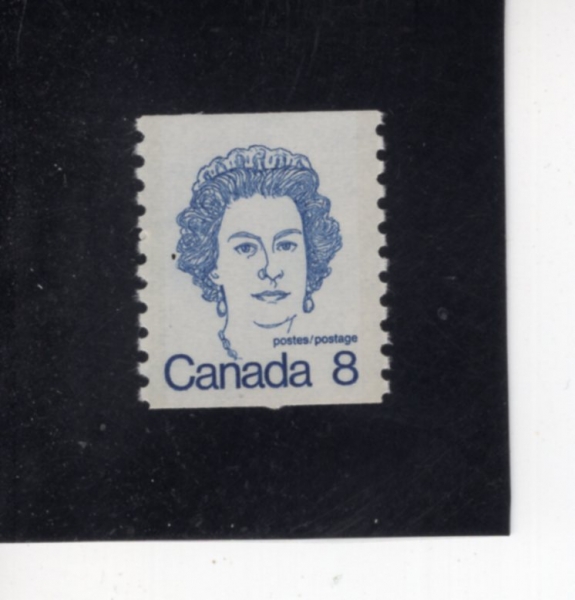 CANADA(ĳ����)-#593-8c-QUEEN ELIZABETH II(�����ں��� 2��)-1973��