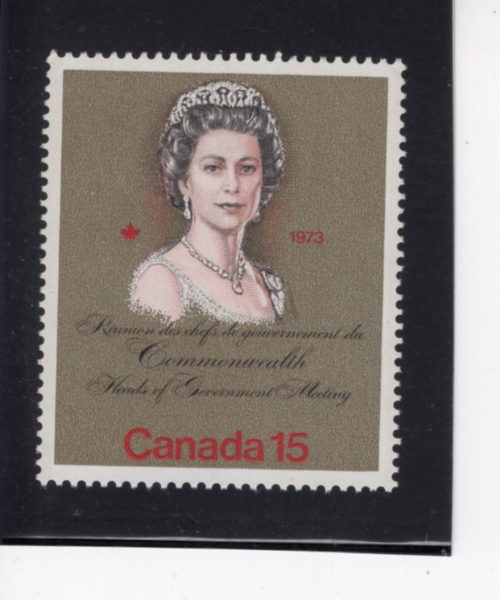 CANADA(ĳ����)-#621-15c-QUEEN ELIZABETH II(�����ں��� 2��)-1973.8.2��
