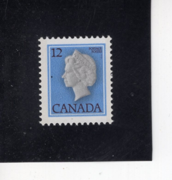 CANADA(ĳ����)-#713-12c-QUEEN ELIZABETH II(�����ں��� 2��)-1977��