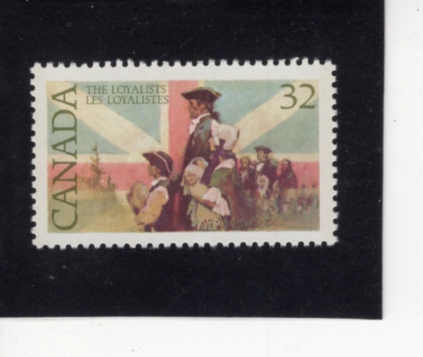 CANADA(ĳ����)-#1028-32c-LOYALISTS, BRITISH FLAG 1606~1801(������Ƽ�� �����̾� �ο�����Ʈ)-1984.7.3��
