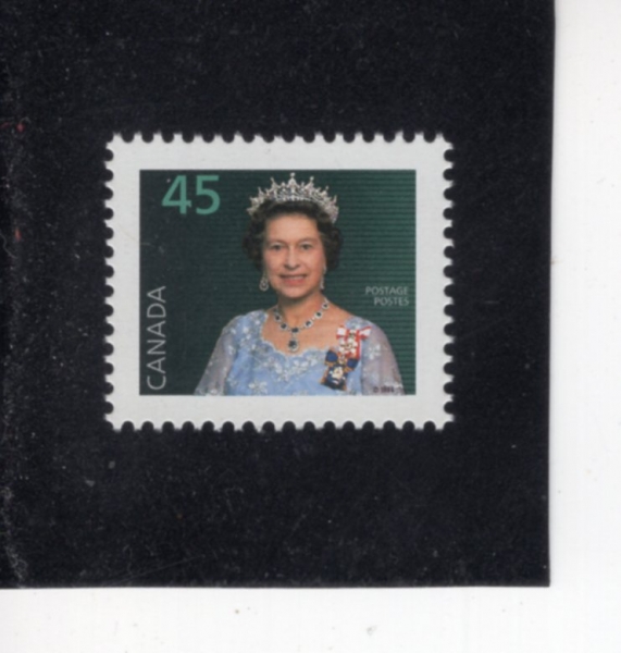CANADA(ĳ����)-#1360-45c-QUEEN ELIZABETH II(�����ں��� 2��)-1995.7.31��