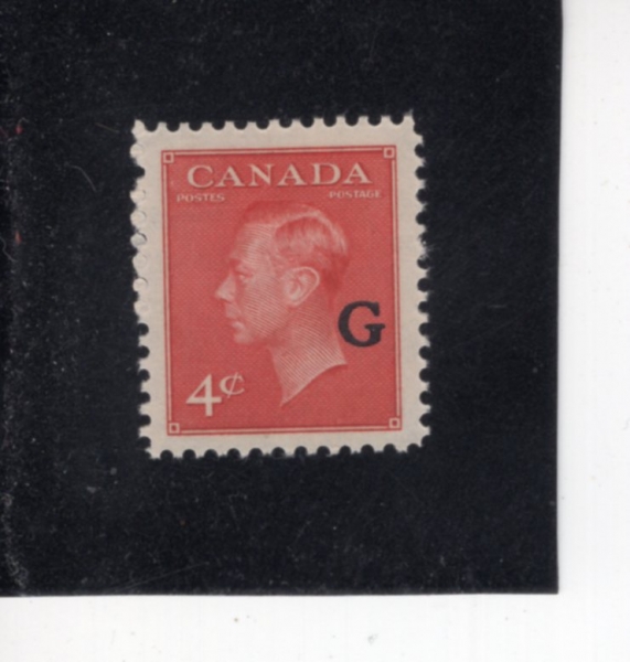 CANADA(ĳ����)-#O19-4c-KING GEORGE VI(���� 6��)-1950��