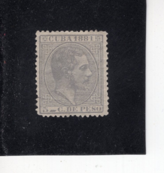 CUBA(����)-#97-5c-KING ALFONSO XII(������ 12��)-1881��